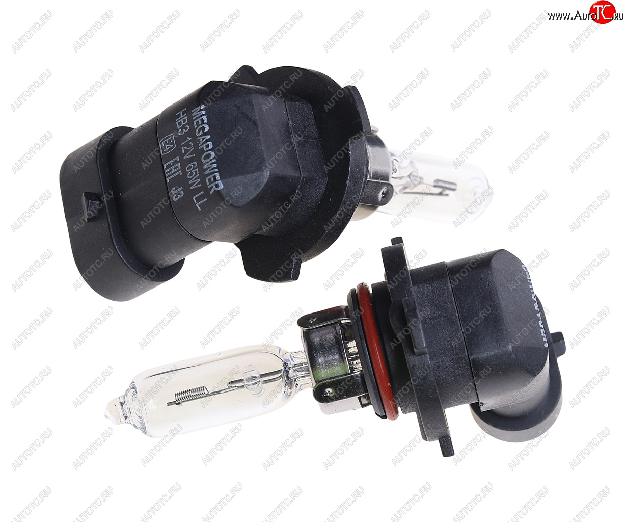 429 р. Лампа 12V HB3 65W P20d бокс (2шт.) Long Life MEGAPOWER MEGAPOWER 370-33-039  с доставкой в г. Майкоп