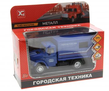 1 169 р. Модель автомобиля ЗИЛ-4331 (почта России) металлическая NO NAME xg 877-a93a NO NAME xg 877-a93a  с доставкой в г. Майкоп. Увеличить фотографию 1