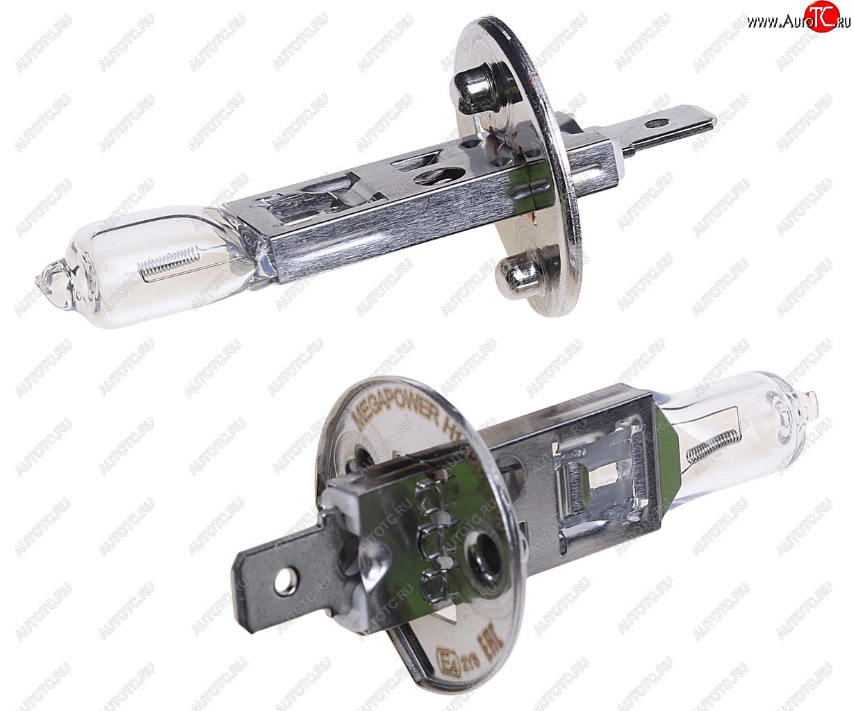 194 р. Лампа 12V H1 55W P14.5s бокс (2шт.) Standart MEGAPOWER MEGAPOWER 370-33-004  с доставкой в г. Майкоп