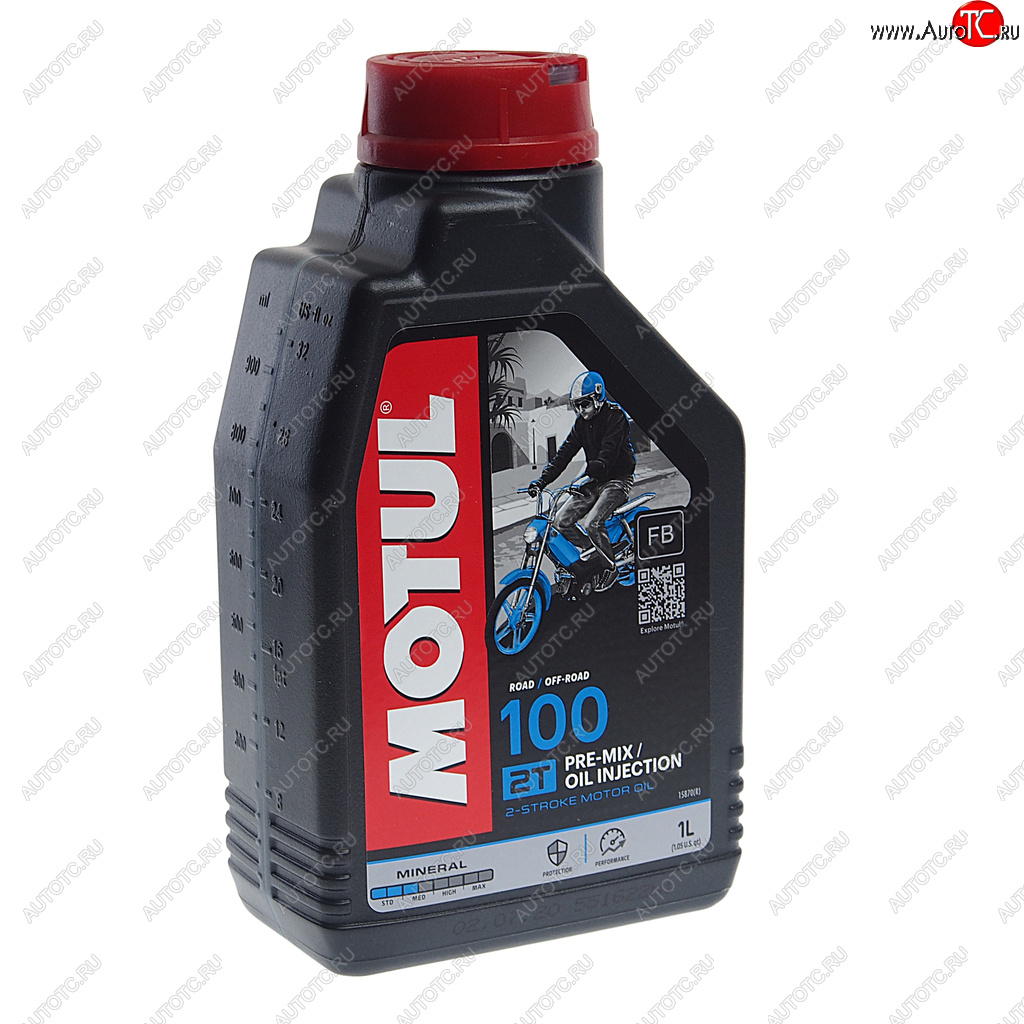1 039 р. Масло моторное для 2-х тактных двигателей 100 MOTO MIX 2T мин.1л MOTUL MOTUL 104024  с доставкой в г. Майкоп