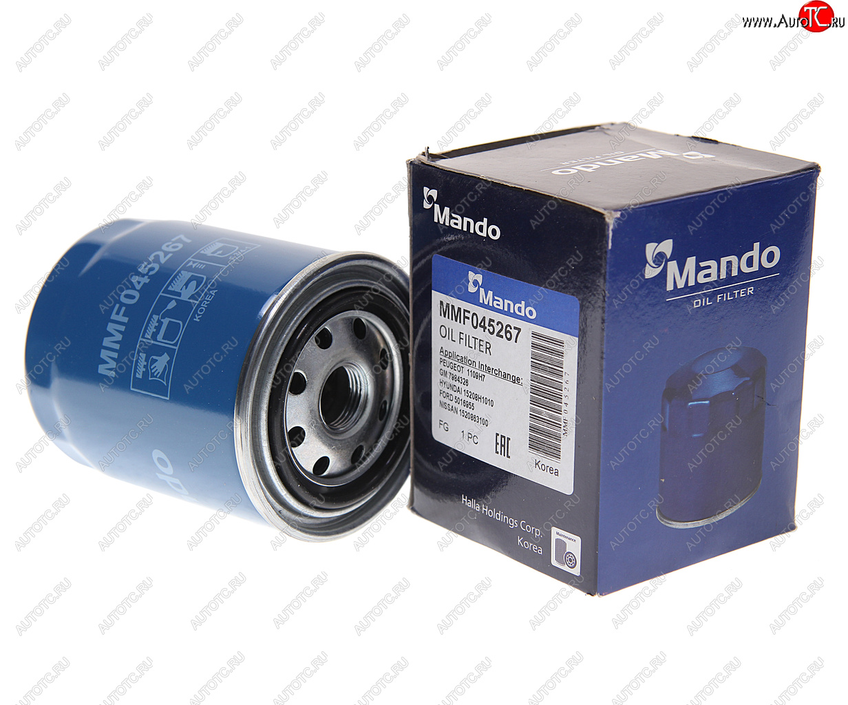 369 р. Фильтр масляный NISSAN Almera (95-00),Primera (90-01) (1.41.6) MANDO MANDO mmf045267  с доставкой в г. Майкоп