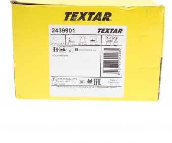 6 399 р. Колодки тормозные VOLVO XC60 (08-) передние (4шт.) TEXTAR TEXTAR 2439901  с доставкой в г. Майкоп. Увеличить фотографию 3