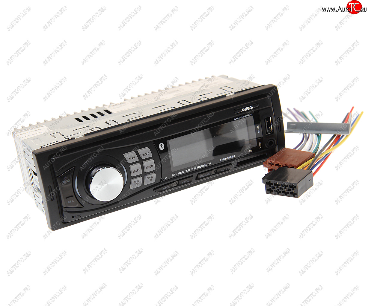 2 289 р. Магнитола автомобильная 1DIN AURA AURA amh-210bt AURA amh-210bt  с доставкой в г. Майкоп