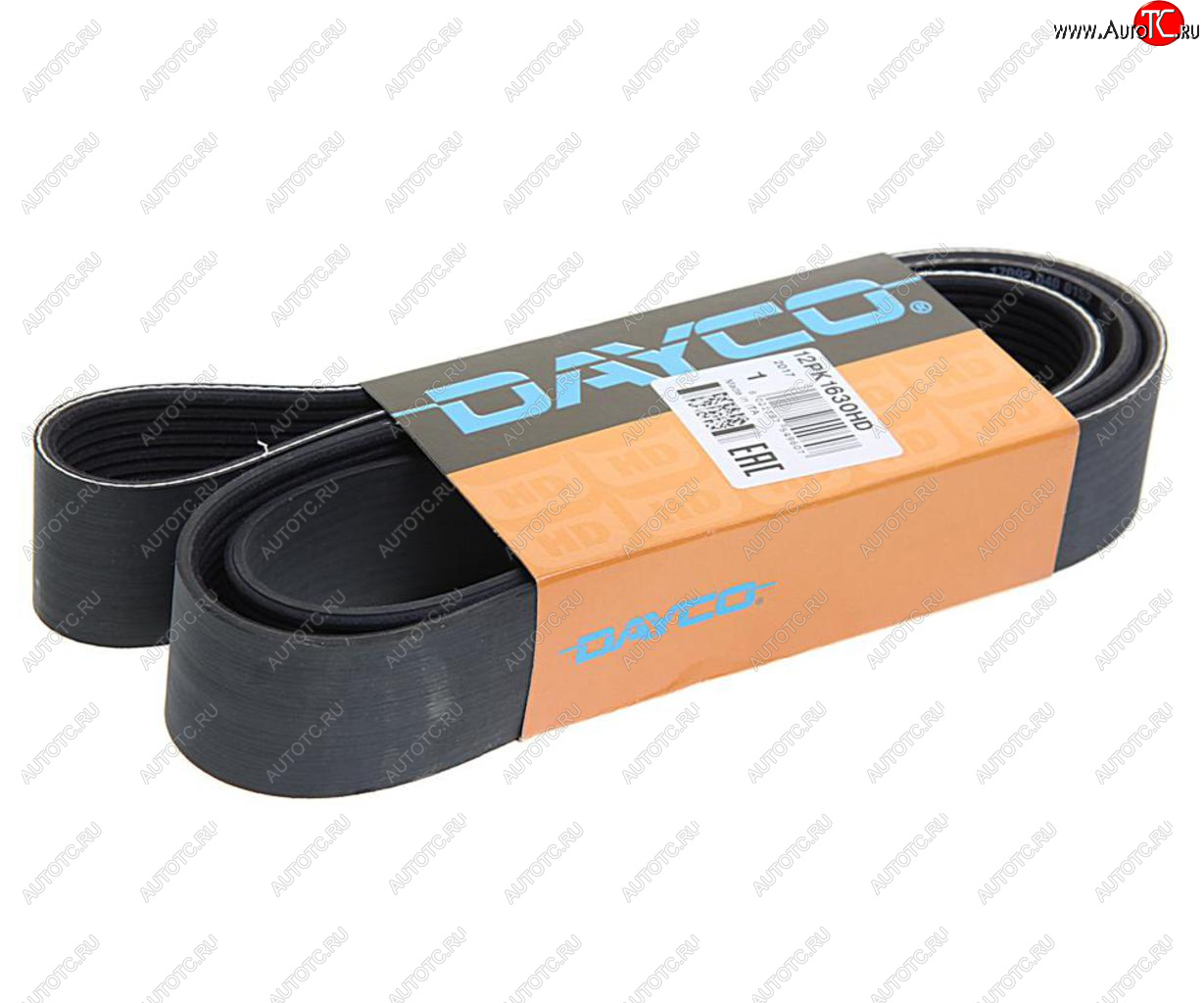 3 899 р. Ремень приводной поликлиновой 12PK1630HD DAYCO DAYCO 12pk1630hd  с доставкой в г. Майкоп