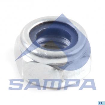 18 р. Гайка стремянки КАМАЗ-5490 MAN (M10x1.5) SAMPA SAMPA 104.107  с доставкой в г. Майкоп. Увеличить фотографию 1