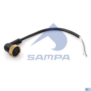 589 р. Кабель электрический датчиковкранов (2 полюса М24х1мм) SAMPA SAMPA 096.397  с доставкой в г. Майкоп. Увеличить фотографию 1
