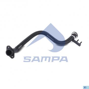 2 349 р. Патрубок RENAULT маслозаливной SAMPA SAMPA 076.117  с доставкой в г. Майкоп. Увеличить фотографию 1