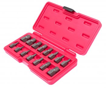 4 699 р. Набор экстракторов 1/8-1/2 3-14мм 15 предметов в кейсе JTC JTC TOOLS CO., LTD jtc-4639 JTC TOOLS CO., LTD jtc-4639  с доставкой в г. Майкоп. Увеличить фотографию 1