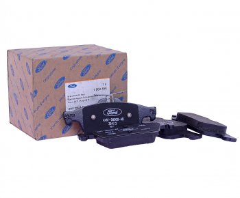 9 549 р. Колодки тормозные FORD Focus (11-) задние (4шт.) OE FORD 1809458  с доставкой в г. Майкоп. Увеличить фотографию 1