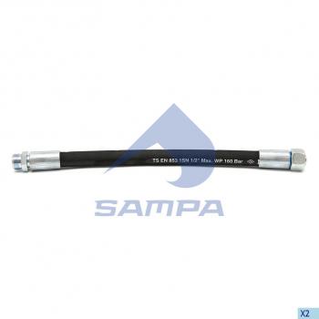1 639 р. Шланг МАN ГУРа SAMPA SAMPA 024.179  с доставкой в г. Майкоп. Увеличить фотографию 1