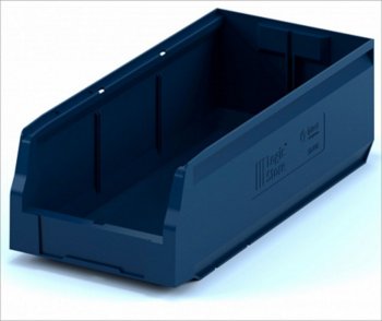 759 р. Лоток складской 500х300х200мм синий IPLAST IPLAST ip-272208  с доставкой в г. Майкоп. Увеличить фотографию 3