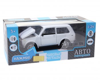 3 099 р. Модель автомобиля ЛАДА-21214 металлическая (1:24) АВТОПАНОРАМА АВТОПАНОРАМА jb1200152jb1200151 АВТОПАНОРАМА jb1200152jb1200151  с доставкой в г. Майкоп. Увеличить фотографию 1