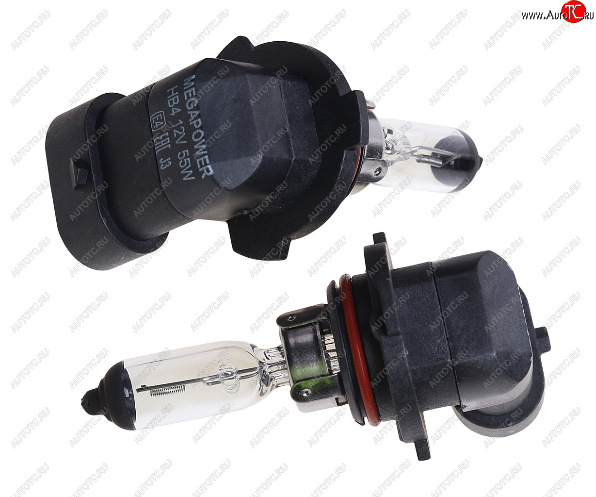 359 р. Лампа 12V HB4 55W P22d бокс (2шт.) Standart MEGAPOWER MEGAPOWER 370-33-043  с доставкой в г. Майкоп