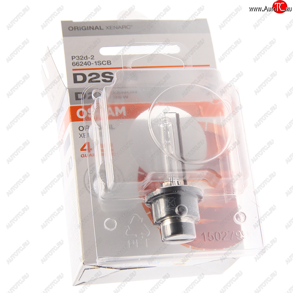 4 599 р. Лампа ксеноновая D2S 35W P32d-2 4100K 85V 3200лм блистер (1шт.) Original OSRAM OSRAM 66240-scb   с доставкой в г. Майкоп