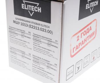 4 499 р. Машина углошлифовальная 1000Вт 125мм 3000-11000обмин. ELITECH ELITECH мшу 101э  с доставкой в г. Майкоп. Увеличить фотографию 6