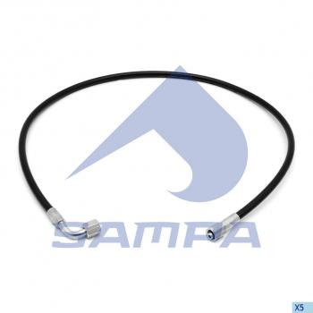 2 199 р. Шланг SCANIA подъема кабины L=1490мм SAMPA SAMPA 043.293  с доставкой в г. Майкоп. Увеличить фотографию 1