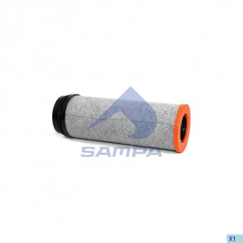 2 099 р. Фильтр воздушный MAN TGA (00-),TGS,TGX (07-) внутренний SAMPA SAMPA 022.341-01  с доставкой в г. Майкоп. Увеличить фотографию 1