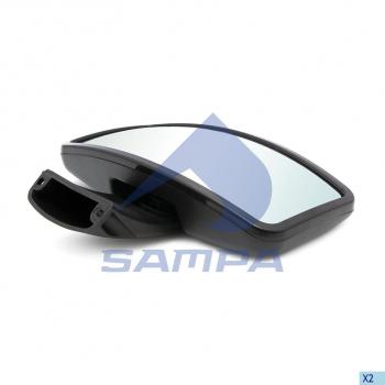 1 059 р. Зеркало боковое MERCEDES Actros бордюрное SAMPA SAMPA 206.461  с доставкой в г. Майкоп. Увеличить фотографию 1