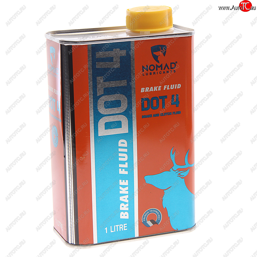 1 129 р. Жидкость тормозная DOT-4 1л NOMAD NOMAD 6290360905327  с доставкой в г. Майкоп