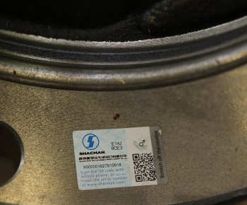 13 849 р. Ступица SHACMAN SHAANXI X3000 задняя (мост HDZ300) OE SHACMAN 81.35701.0128  с доставкой в г. Майкоп. Увеличить фотографию 3