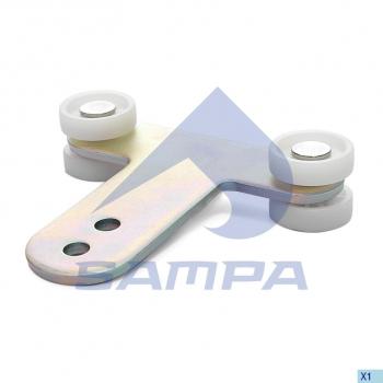 1 099 р. Ролик SCHMITZ сдвижной крыши в сборе с кареткой SAMPA SAMPA 096.4079  с доставкой в г. Майкоп. Увеличить фотографию 1