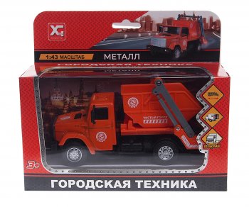1 169 р. Модель автомобиля ЗИЛ-4331 (мусорка) металлическая NO NAME xg 877-a92b  с доставкой в г. Майкоп. Увеличить фотографию 2