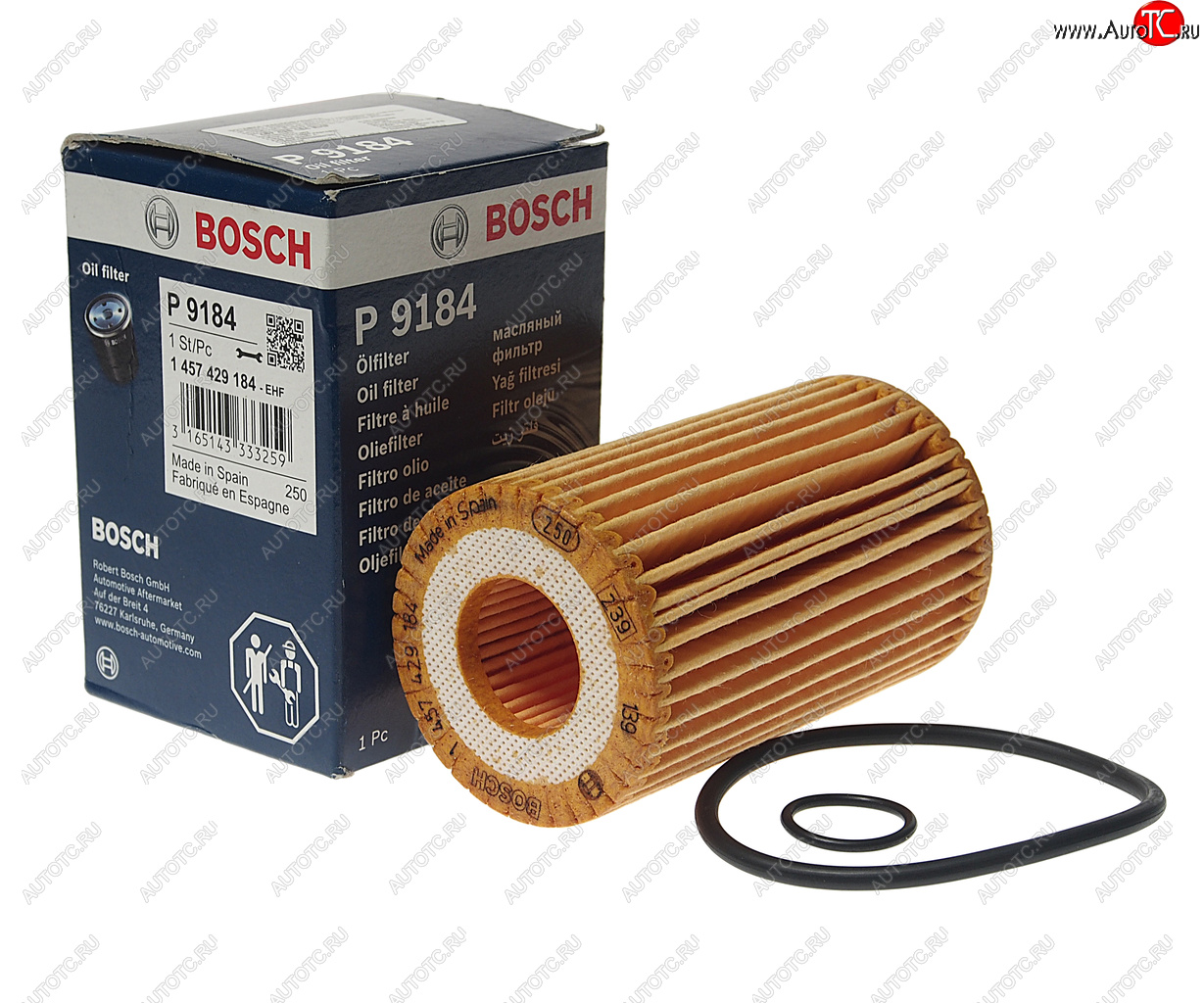 599 р. Фильтр масляный RENAULT BOSCH BOSCH 1457429184  с доставкой в г. Майкоп