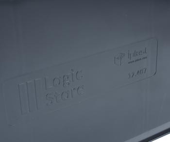 719 р. Лоток складской 500х300х250мм черный IPLAST IPLAST ip-565617  с доставкой в г. Майкоп. Увеличить фотографию 2