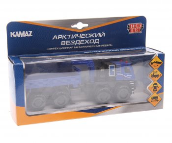 1 599 р. Модель автомобиля КАМАЗ металлическая ТЕХНОПАРК ТЕХНОПАРК kamazarc-18-bu  с доставкой в г. Майкоп. Увеличить фотографию 1