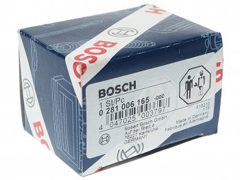 13 199 р. Датчик давления IVECO топлива BOSCH BOSCH 0281006165 BOSCH 0281006165  с доставкой в г. Майкоп. Увеличить фотографию 3