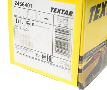 3 099 р. Колодки тормозные задние (4шт.) TEXTAR Toyota Auris E150 хэтчбэк 5 дв. дорестайлинг (2006-2010)  с доставкой в г. Майкоп. Увеличить фотографию 3