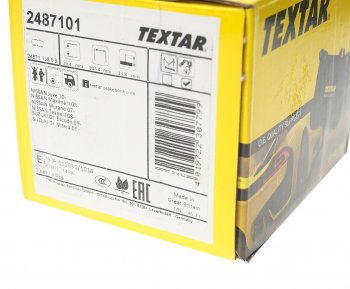 2 699 р. Колодки тормозные задние (4шт.) TEXTAR Suzuki Grand Vitara JT 5 дверей дорестайлинг (2005-2008)  с доставкой в г. Майкоп. Увеличить фотографию 3