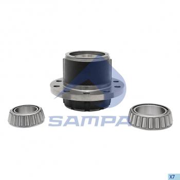 15 499 р. Ступица SAF колеса (с подшипником) SAMPA SAMPA 075.1591  с доставкой в г. Майкоп. Увеличить фотографию 1