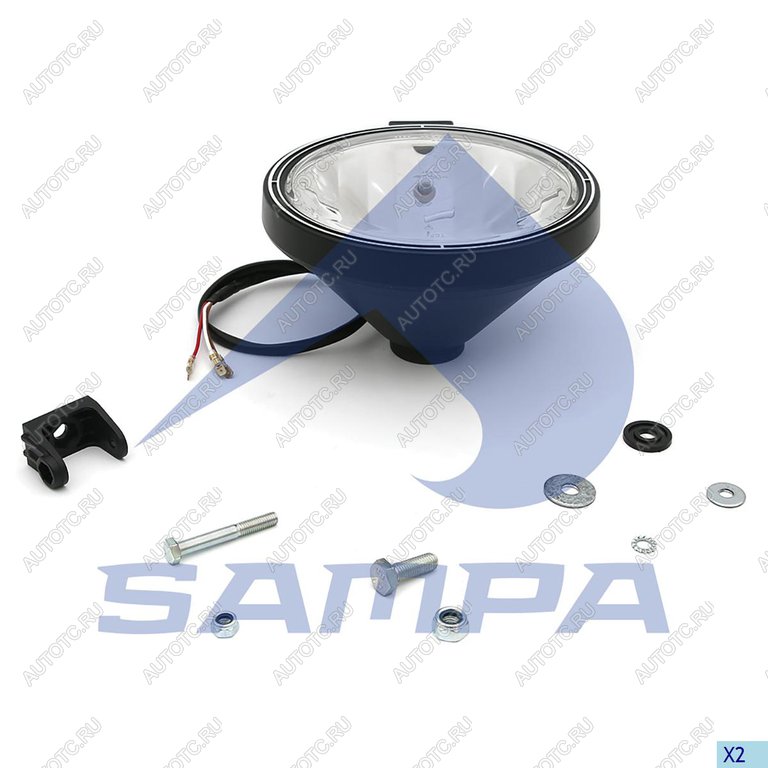 6 699 р. Фара противотуманная DAF VOLVO праваялевая SAMPA SAMPA 052.307  с доставкой в г. Майкоп