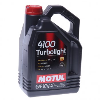3 399 р. Масло моторное 4100 TURBOLIGHT 10W40 п/синт.4л MOTUL MOTUL 109462 MOTUL 109462  с доставкой в г. Майкоп. Увеличить фотографию 1