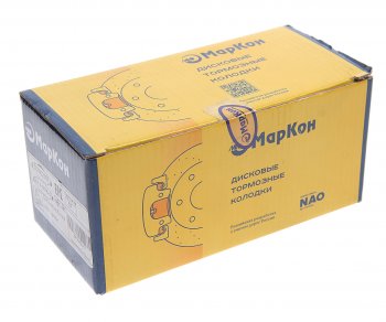 1 499 р. Колодки тормозные УАЗ Профи Полуторка 4х2 (21-) передние (4шт.) МАРКОН МАРКОН 507602167  с доставкой в г. Майкоп. Увеличить фотографию 2