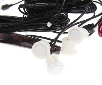 2 299 р. Датчик парковки d=19мм INTERPOWER INTERPOWER ip-415 (19mm) (4 датчика) white  с доставкой в г. Майкоп. Увеличить фотографию 2