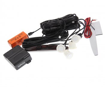 2 299 р. Датчик парковки d=19мм INTERPOWER INTERPOWER ip-415 (19mm) (4 датчика) white  с доставкой в г. Майкоп. Увеличить фотографию 1
