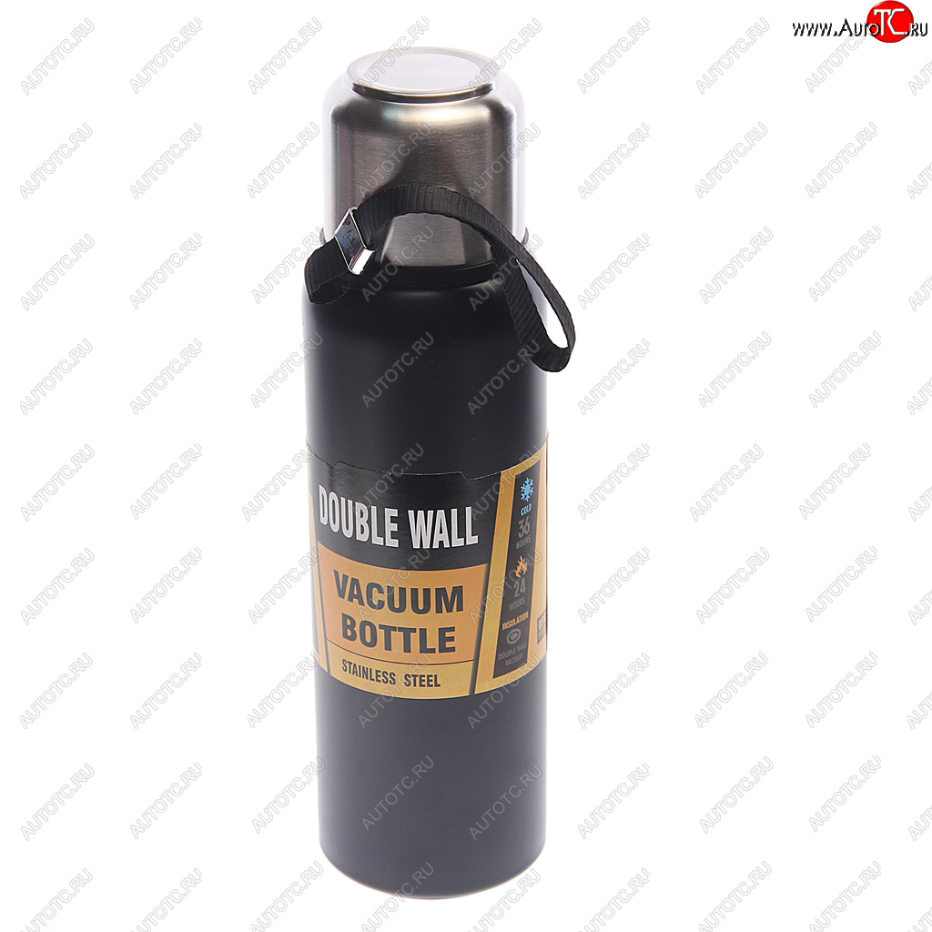 1 239 р. Термос 0.75л нержавеющая сталь 304 черный NO NAME b070016 black  с доставкой в г. Майкоп