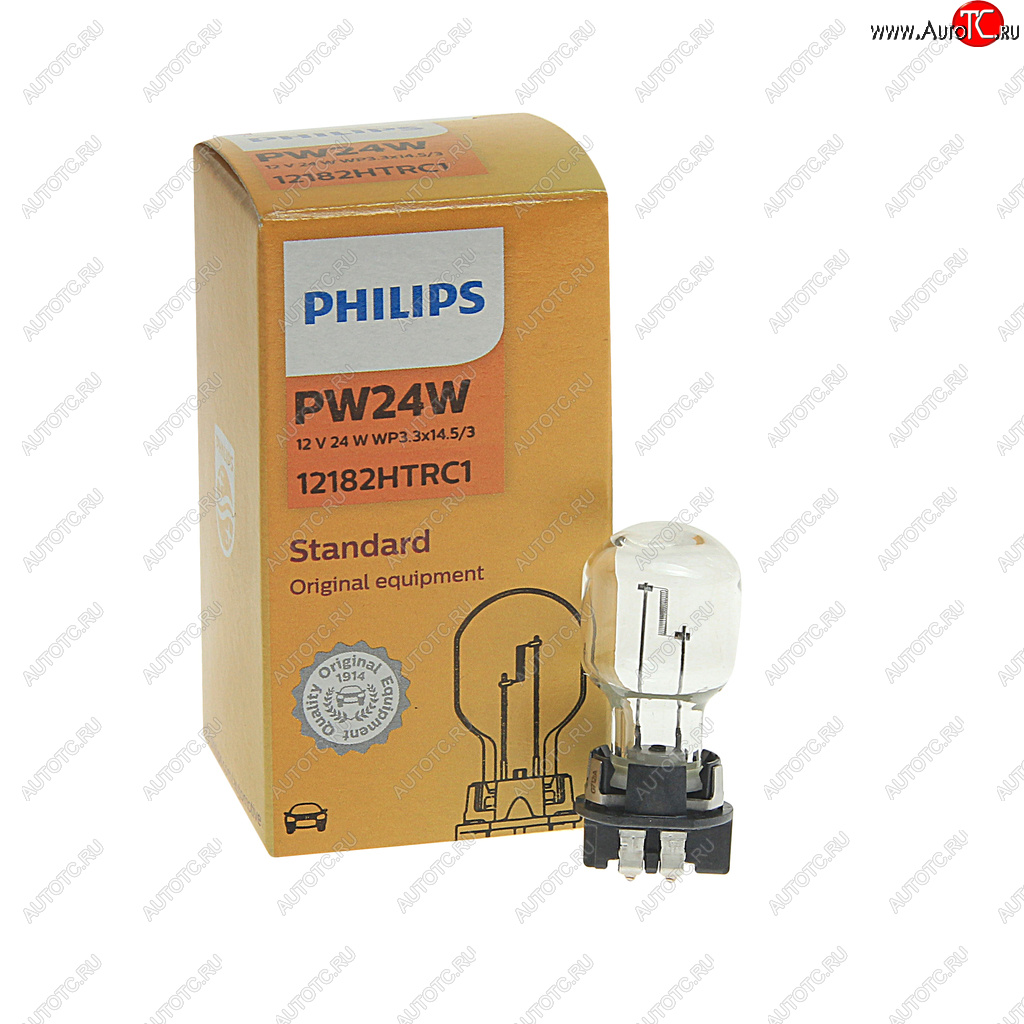 2 099 р. Лампа 12V PW24W WP3.3x14.5/4 PHILIPS PHILIPS 12182htrc1 PHILIPS 12182htrc1  с доставкой в г. Майкоп