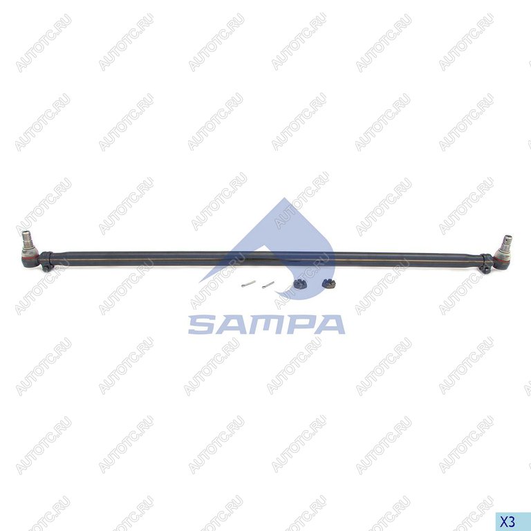 7 999 р. Тяга рулевая MERCEDES Actros поперечная L=1664мм SAMPA SAMPA 097.615-01  с доставкой в г. Майкоп