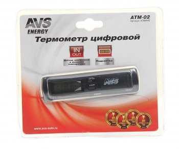 439 р. Термометр ATM-02 AVS AVS a78644s  с доставкой в г. Майкоп. Увеличить фотографию 1