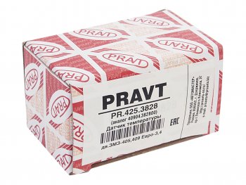 280 р. Датчик температуры ГАЗ,ЗИЛ,МАЗ,ПАЗ,УАЗ охлаждающей жидкости PRAVT PRAVT pr.425.3828  с доставкой в г. Майкоп. Увеличить фотографию 2