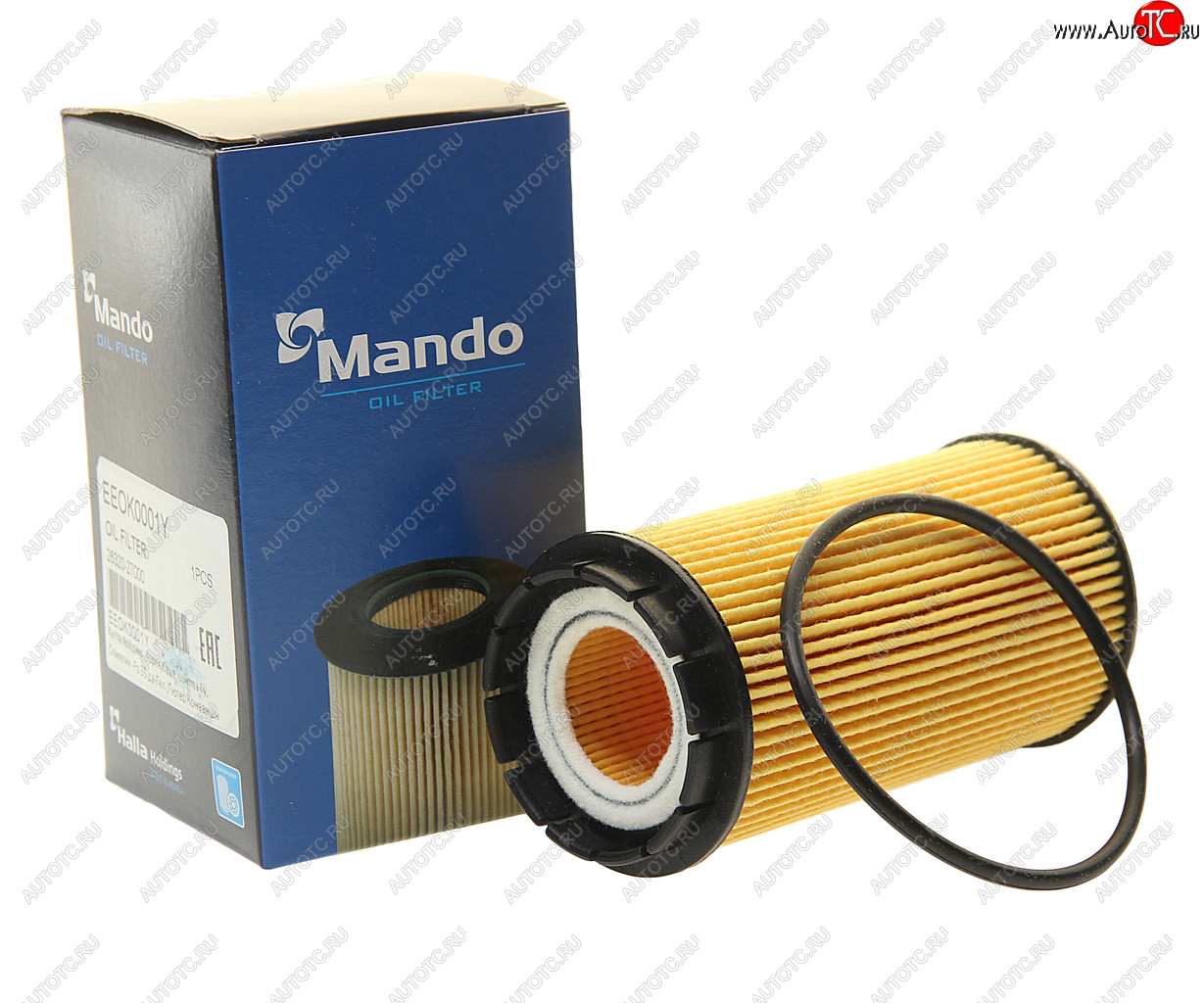 519 р. Фильтр масляный HYUNDAI Trajet (00-),Santa Fe (00-) MANDO MANDO eeok0001y  с доставкой в г. Майкоп