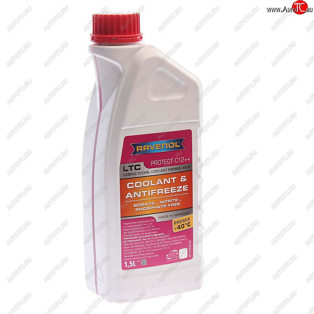 999 р. Антифриз красный -40C 1.5л C12 готовый RAVENOL RAVENOL 1410126-150-01-999 RAVENOL 1410126-150-01-999  с доставкой в г. Майкоп