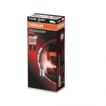 101 р. Лампа 24V T4W BA9s +100% Truckstar Pro OSRAM OSRAM 3930tsp  с доставкой в г. Майкоп. Увеличить фотографию 1