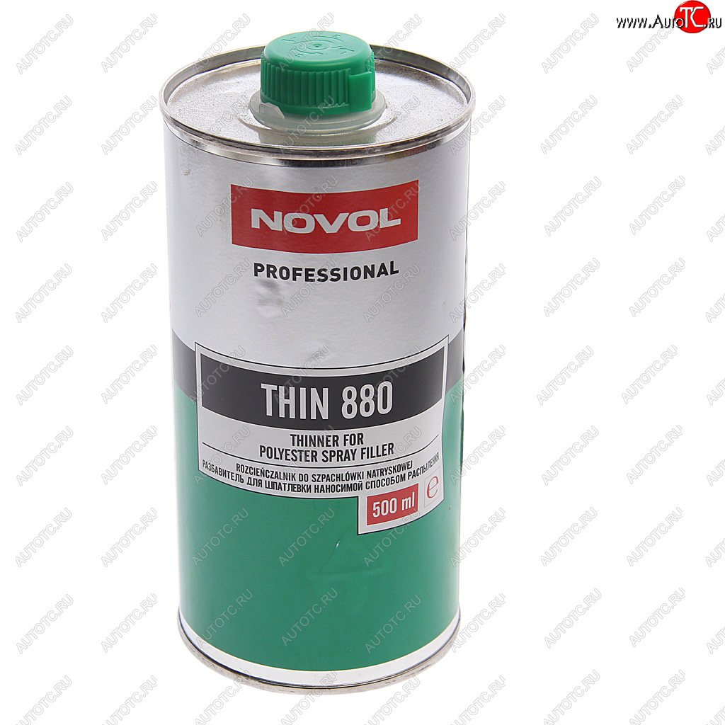 519 р. Разбавитель THIN 880 для жидкой шпатлевки 500мл NOVOL NOVOL 32201  с доставкой в г. Майкоп