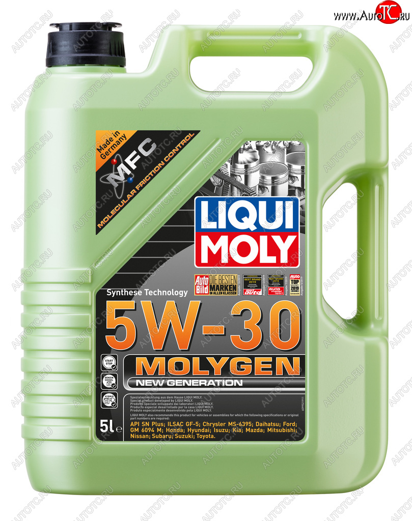 8 849 р. Масло моторное MOLYGEN NEW GENERATION 5W30 синт.5л LIQUI MOLY LIQUI MOLY 9043 LIQUI MOLY 9043  с доставкой в г. Майкоп
