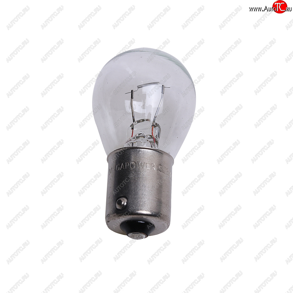 26 р. Лампа 12V P21W BA15s Standart MEGAPOWER MEGAPOWER 370-33-053  с доставкой в г. Майкоп