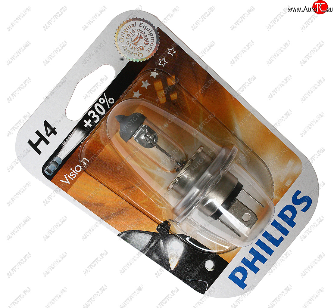 319 р. Лампа 12V H4 6055W P43t-38 +30% блистер (1шт.) Premium PHILIPS PHILIPS 12342prb1  с доставкой в г. Майкоп